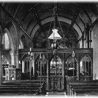 The nave of Lustleigh Parish Church