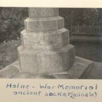 Holne War Memorial Cross