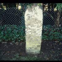 Stone in Tavistock vicarage garden
