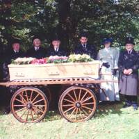 Television recreation of the traditional Dartmoor funeral