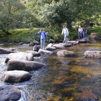 Stepping Stones Over The West Dart River, Dartmeet