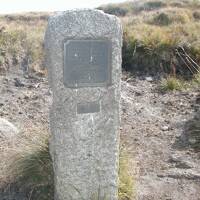 Peat Pass Marker Stone