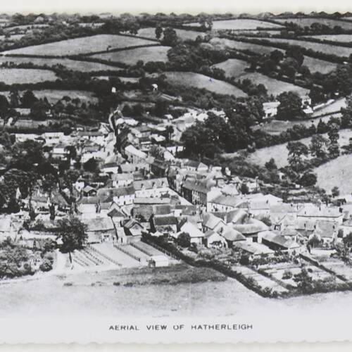 Aerial view of Hatherleigh