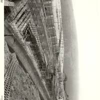 Early construction of the filtration plant at Shipley