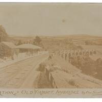 Station and old viaduct at Ivyybridge