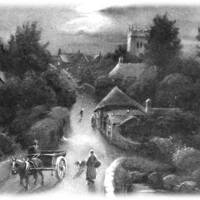 Artist's impression of Lustleigh village?
