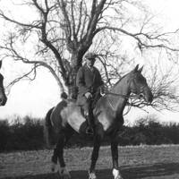 Captain Wheeler, riding at Leighon Farm