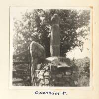 Stone cross at Oxenham