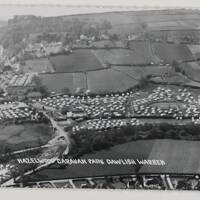 Aerial view of Hazelwood caravan park