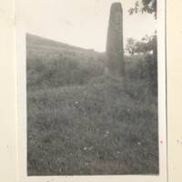 Stone marker at Sticklepath