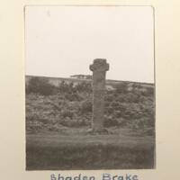 Stone cross at Shaden Brake (Shaden Moor)