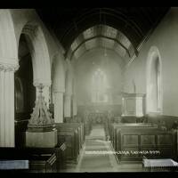 Church, interior, Doddiscombsleigh