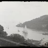 Yachts in mouth of the Dart, Kingswear