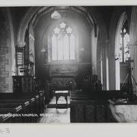 Church, interior, Ashreigney