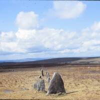 Stone row at Merrivale