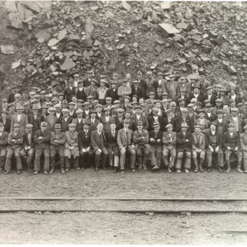 Workers at Meldon Quarry