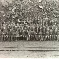 Workers at Meldon Quarry