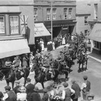 THE DEPARTURE OF THE YEOMANRY FROM OTTERY ST MARY 
