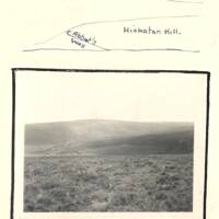 Hickton Hill from Gripper's Hill with sketch map