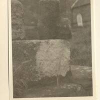 Fragment of the original stone cross at Mary Tavy