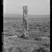 Tavistock/Ashburton guide stone (TA stone) at Merrivale