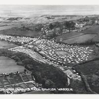 Aerial view of Hazelwood caravan park