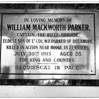 Uncatalogued: Cornwood Church. William Parker memorial.jpg