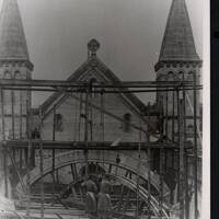 Rebuilding of church - Buckfast Abbey