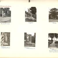 A page from an album on Dartmoor: Photographs of crosses and socket stones taken along the Abbots Wa