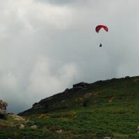 Paragliding at Honeybag Tor