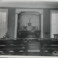 Church interior at Brook House