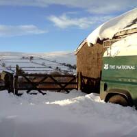 Buried National Trust Landrover