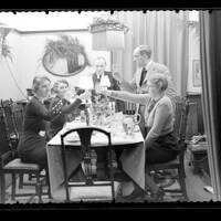 A Dinner Party Hosted by Sydney Taylor Junior and his Wife