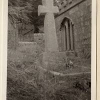 Greenaway Stone Cross in Gidleigh Churchyard