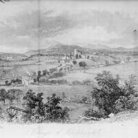 Photograph of an old engraving of Whitchurch