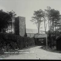 Church + lych-gate, Challacombe