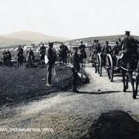 Uncatalogued: RFA Gun Practice Okehampton Camp -PC posted Oke Oct 1915.jpg
