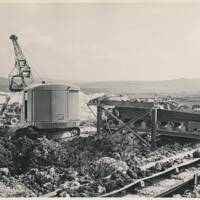 Heavy machinery at WBB clayworks