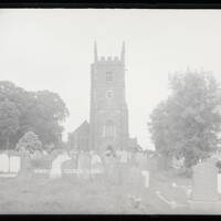 Church, exterior from west, Winkleigh