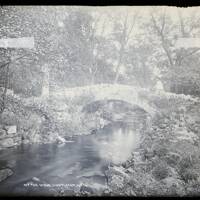 Bridge near the weir, Lustleigh