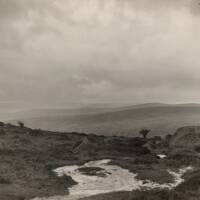 Dartmoor  landscape with stream