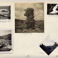 Page 77 of J.H.Boddy's album of Dartmoor photographs of crosses, beehive huts, etc.
