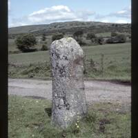 Menhir on Stannon Hill