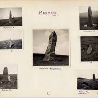 Page 48 of J.H.Boddy's album of Dartmoor photographs of crosses, beehive huts, etc.