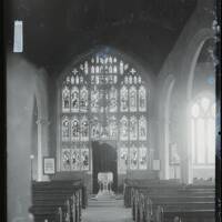 Church: west window, Colyton