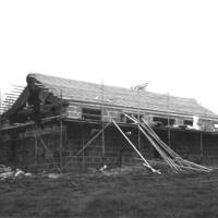 Putting the roof on Manaton Cricket Club Pavillion