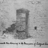 Doorway into Lydford Castle 