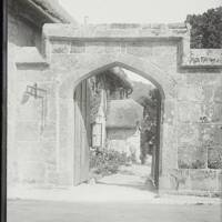 Entrance to Easton Court. Chagford