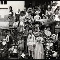 Carnival - children outside Victory Hall