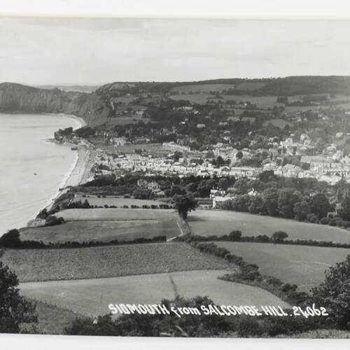 Sidmouth from Salcombe hill